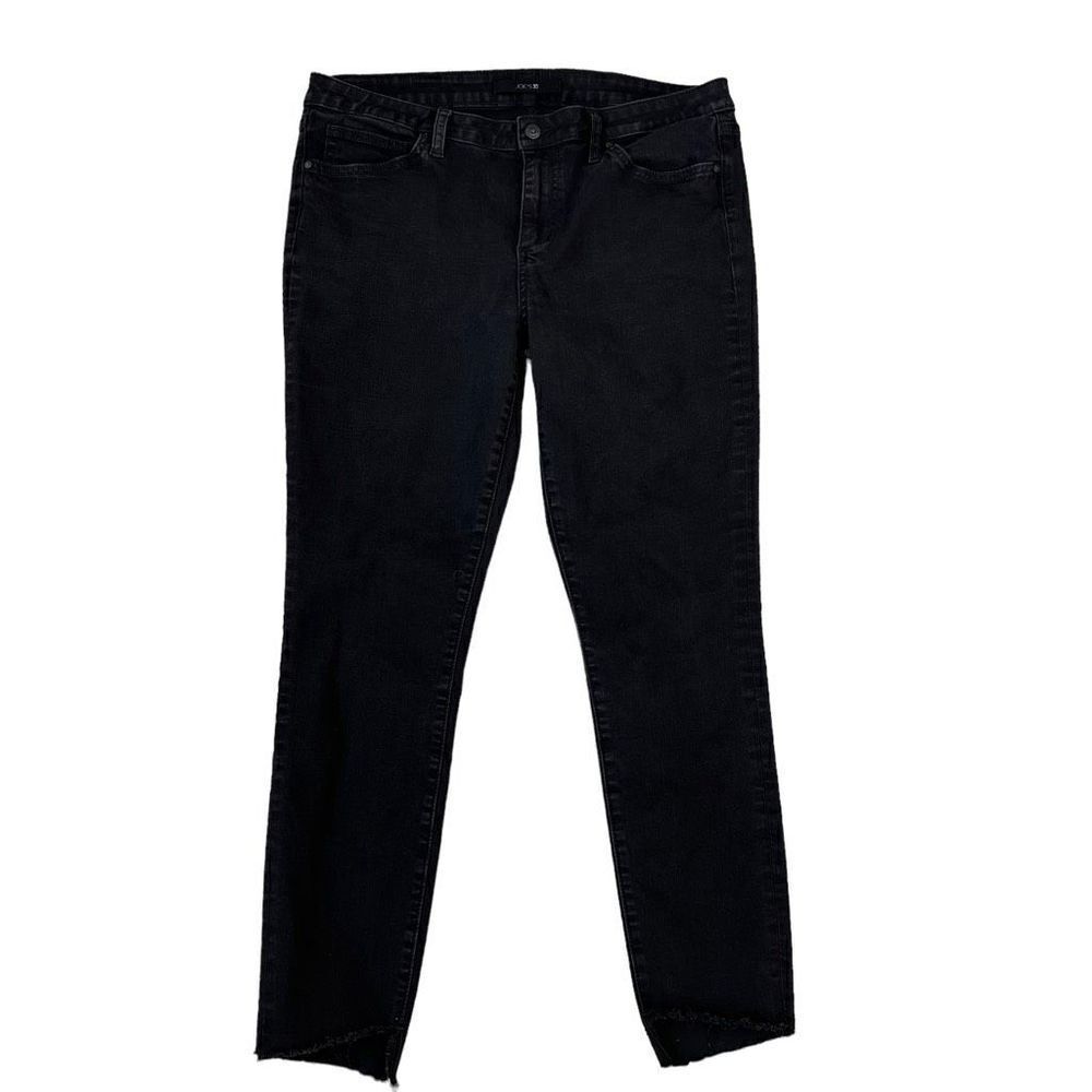 Joe’s jeans women’s black skinny jeans raw hem size 32